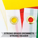 3x5FT Ethiopia Flag Lion of Judah Ethiopian Jewish Rastafari African Haile