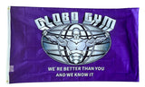 3x5FT Globo Gym Flag Dorm Man Cave Decor Dad Gift Dodgeball Funny Frat Sports
