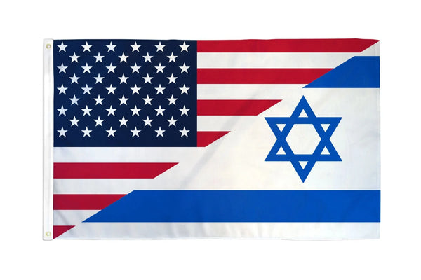 3x5FT Durable United States Israel Solidarity Flag Religion Peace Jewish