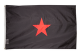Large 3x5FT EZLN Flag Zapatista Army National Liberation Zapata Mexico Red Star