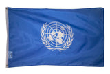 Durable 3x5FT United Nations (UN) Flag Banner World USA History Classroom