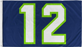 12TH Man Large 3X5FT Flag Seattle Football Banner Man Cave Dorm