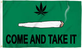 PringCor Come Take It (Spliff) 3x5FT Flag Weed Blunt Smoke Shop Joint Freedom