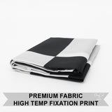 2x3FT Medium Checkered Flag 24" X 36" Racing Black White Smaller