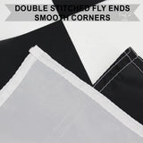 2x3FT Medium Checkered Flag 24" X 36" Racing Black White Smaller