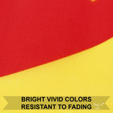 New 3x5 Fire Department Flag FireFighter Red Banner Man Cave Garage Gift Mom Dad