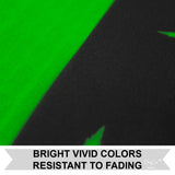 Rainbow Marijuana Pot Leaf USA 3x5FT Flag Banner Weed Hippie Blunt Cannabis Dope