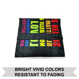 Science is Real Black Lives Matter BLM Love Rainbow 3x5 Feet Banner Flag Human