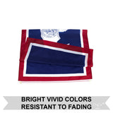 3x5FT Wyoming Flag State Bison Seal Native Decor Man Cave Dorm Garage WY USA