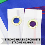 3x5FT Pride LGBTQ American Flag Rainbow Gay Parade Lesbian Equal Love Stars USA