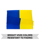 3x5FT Flag Ukraine Ukrainian Prapor Ukrainy Ensign PringCor