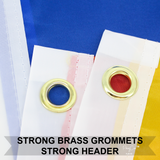 PringCor Colombia Flag 2x3ft Polyester CO Banner Country National Man Cave Latin