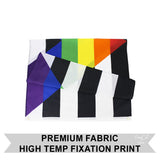 3x5FT Flag Straight Ally LGBTQ Straight Alliance Gay Pride Solidarity Rainbow