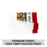 PringCor State of California Republic BIG Flag 3x5FT Polyester CA Indoor Outdoor