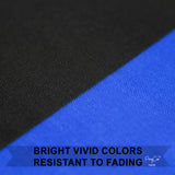 PringCor Thin Blue Line Flag 3x5 Feet Printed Flag with Grommets for Police