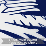 PringCor 3x5FT South Carolina State Flag Palmetto Tree Indigo Dorm Decor South