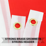 PringCor 3x5FT Tennessee Flag Tri-Star Flag Southern South TN Decor Man Cave USA