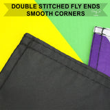 3x5FT Flag Straight Ally LGBTQ Straight Alliance Gay Pride Solidarity Rainbow