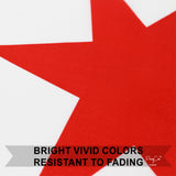 PringCor City of Chicago 3x5FT Polyester Flag Chi IL Windy City 4 Star Illinois