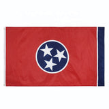 PringCor 3x5FT Tennessee Flag Tri-Star Flag Southern South TN Decor Man Cave USA