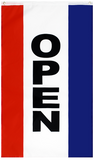 Vertical OPEN Large 3x5FT Flag Sign Banner Store Advertising Business Store Dorm