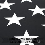 3x5FT Thin Blue Line Black And White American Flag Police Law Enforcement Defend