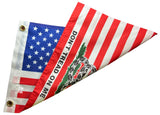Small 12''x18" Flag Don't Tread on Me American Flag Gadsden Boat Car Bike Kayak