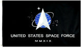2x3FT FLAG United States Department of Space Force Banner Military US Celestial