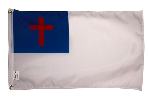 2x3FT Christian Flag Christianity Cross Banner Church Pennant Jesus Faith Gift