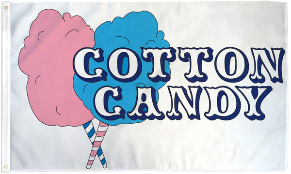 3x5FT Durable Cotton Candy Flag Advertising Fair Carnival Party