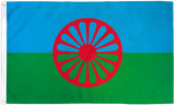 3x5FT Flag Gypsy Flag of the Romani People Roma O romanko