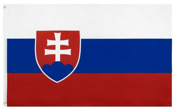 2x3FT Durable Slovakia Flag PringCor Vlajka Slovenskej republiky Slavik Decor