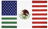 Durable 3x5 Feet USA Mexico Friendship Flag United States American Mexican