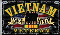 3x5FT Durable Flag Vietnam War Veteran Indoor Outdoor Freedom Fighter