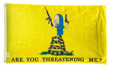3x5FT Flag Beavis Cornholio Meme Are You Threatening Gadsden Tread Funny