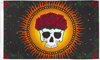 3x5FT Flag Mystic Skull & Roses Jam Band Music Man Cave Dorm 100D