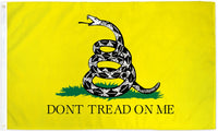 3x5FT Durable Don't Tread on Me Flag Banner Gadsden Patriot Conservative