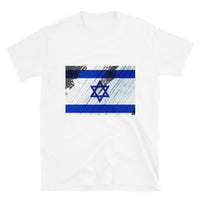 Distressed Vintage Israel Flag Short-Sleeve Unisex T-Shirt