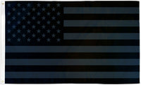 Durable 3x5FT All Black American Flag US Black Flag Decor Blackout USA