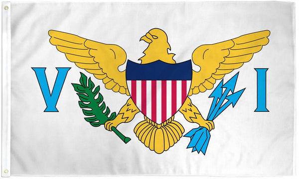 Durable 3x5FT US Virgin Islands Flag 100D Polyester Caribbean American