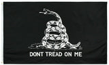 3x5 Gadsden Flag Black White Don't Tread on Me Tea Party Patriot Snake