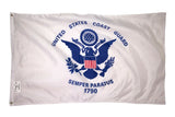 Coast Guard 3x5FT Flag United States Semper Paratus Banner 1790 Seal US Veteran