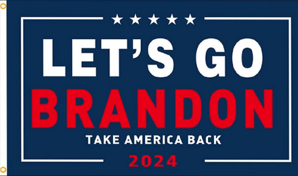 3x5FT Flag Let's Go Brandon Joe Biden Republican Trump 2024 Take Man Cave FJB