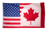 3x5Ft Flag Canada USA Friendship Combination United States America Canadian Us