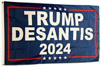 3x5FT Flag 2024 Election Donald Trump DeSantis Blue President Florida Patriot