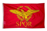 SPQR Roman Empire Senate and People of Rome Flag Size 3x5 Feet Banner Man Cave