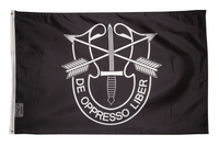 U.S. Army Special Forces Flag Grommets 3x5FT De Oppresso Liber Banner Military