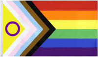 3x5FT Flag Updated Progress Pride Intersex Inclusive Gay Trans LGBTQ