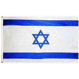 PringCor Israel Flag 3x5ft Jewish Zion Israeli Star David