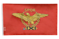 SPQR IXI 3x5 FT Banner Large Flag Roman Garage Man Cave Indoor Outdoor